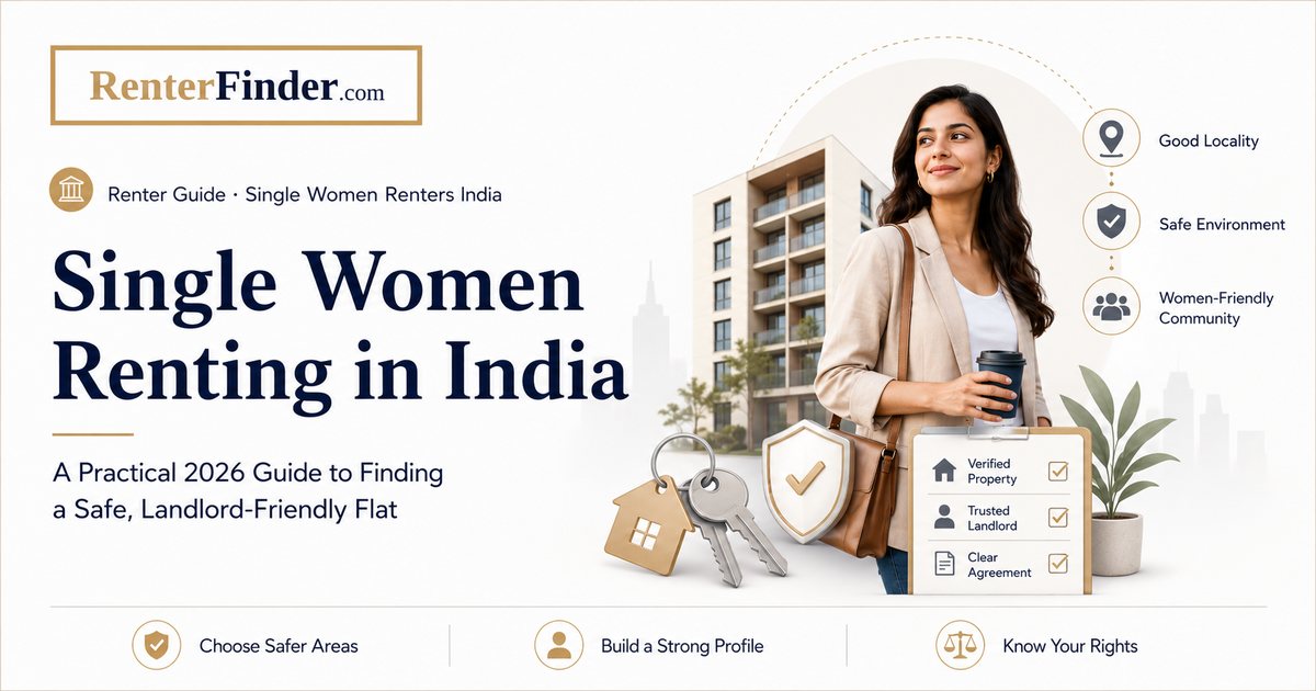 Indian rent agreement document with key clauses highlighted - notice period, lock-in, security deposit, maintenance, and what every tenant should check.